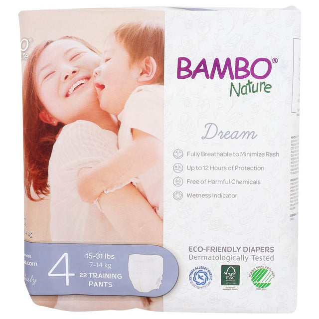 BAMBO NATURE: Dream Training Pants Size 4, 22 pk - #tag1# - #tag2#