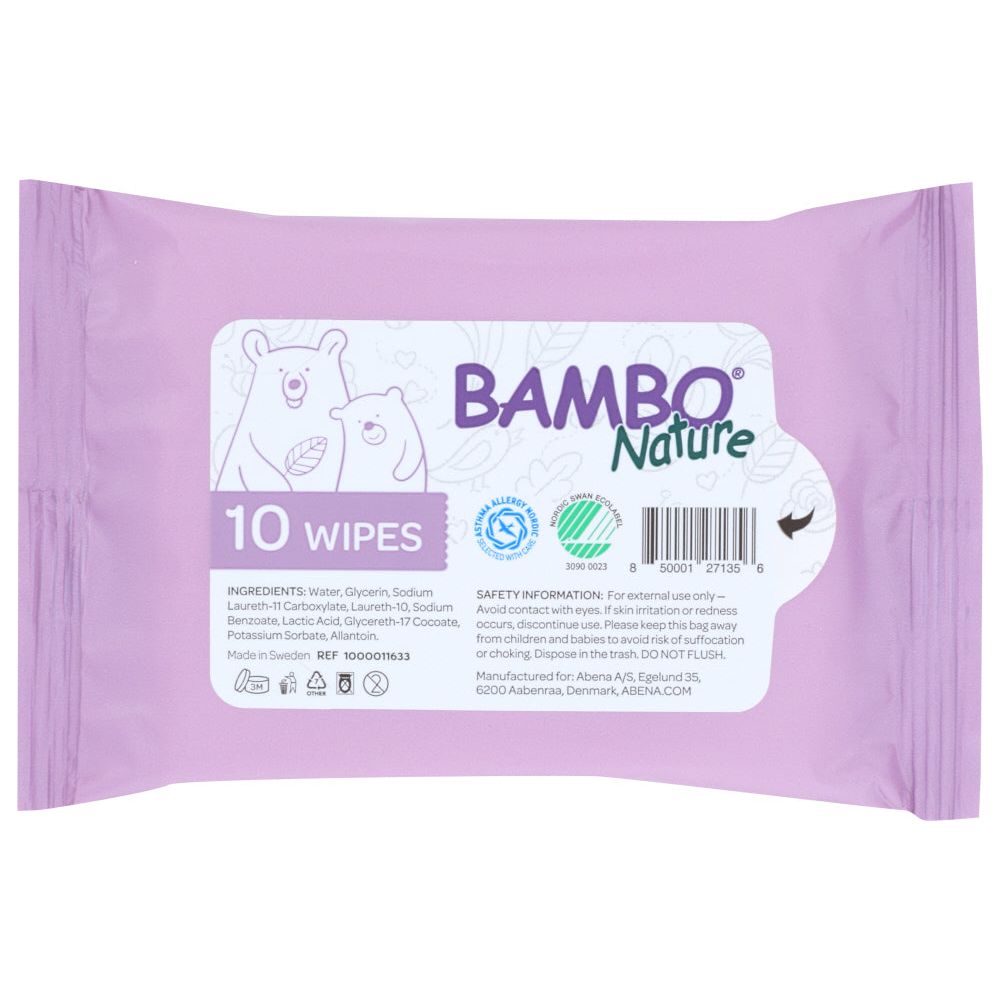 BAMBO NATURE: Wipe Wet Tidy Bottom, 10 pk - #tag1# - #tag2#