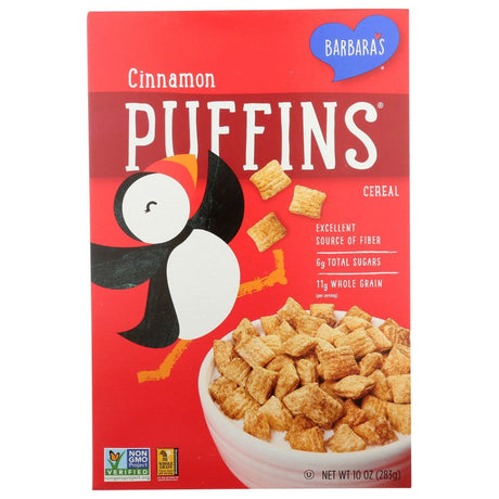 BARBARAS: Cinnamon Puffins Cereal, 10 oz - #tag1# - #tag2#