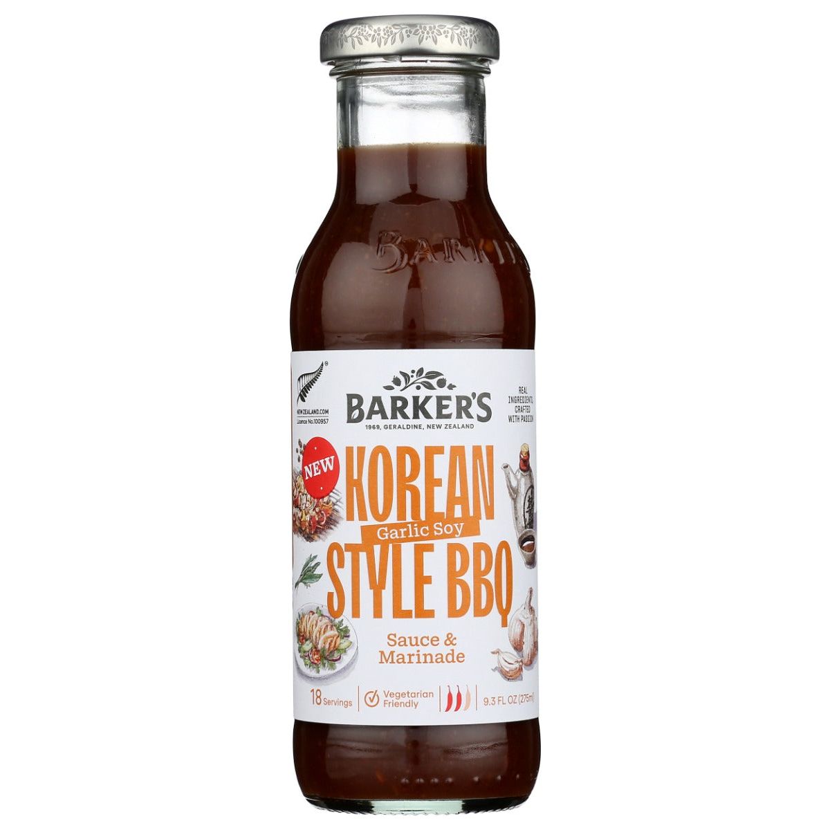 BARKERS: Harissa Korean Style Barbecue Marinade, 9.3 fo - #tag1# - #tag2#