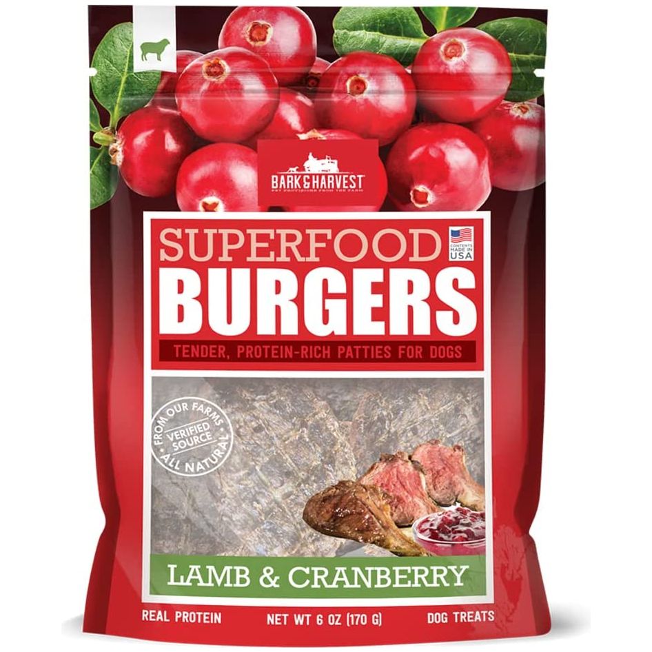 BARK AND HARVEST: Superfood Burgers Lamb & Cranberry, 6 oz - #tag1# - #tag2#