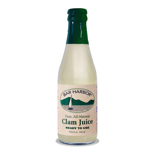 BAR HARBOR: Pure All Natural Clam Juice, 8 Oz - #tag1# - #tag2#