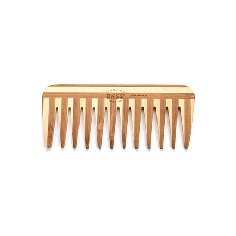 BASS BRUSHES: Comb Bamboo Striped Dark, 1 ea - #tag1# - #tag2#