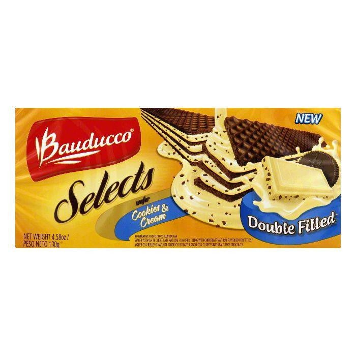 BAUDUCCO: Selects Wafer Cookies and Cream, 4.58 oz - #tag1# - #tag2#