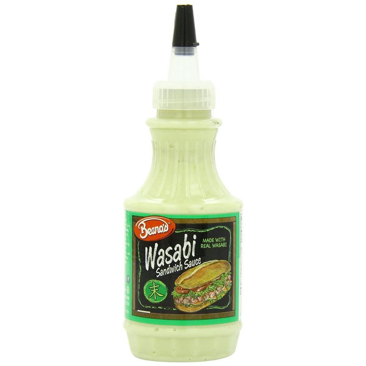 BEANOS: Sauce Sandwich Wasabi, 8 oz - #tag1# - #tag2#