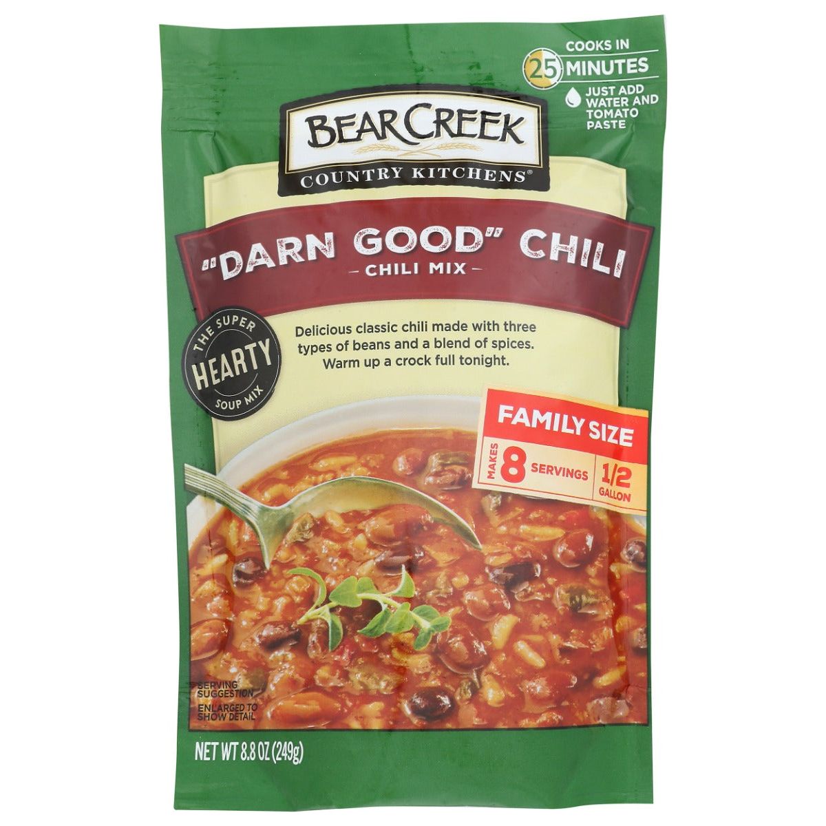 BEAR CREEK: Darn Good Chili Soup Mix, 8.8 oz - #tag1# - #tag2#