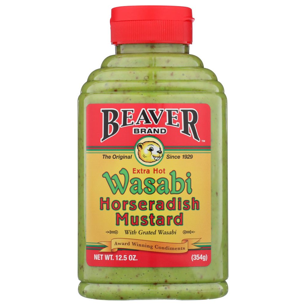 BEAVER: Wasabi Horseradish Mustard, 12.5 oz - #tag1# - #tag2#