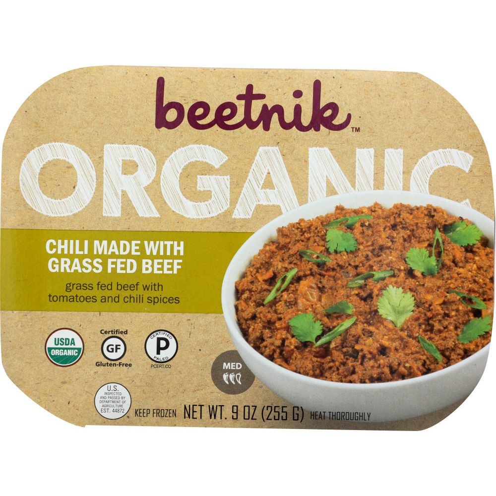 BEETNIK: Chili Made With Organic Grass Fed Beef, 9 oz - #tag1# - #tag2#
