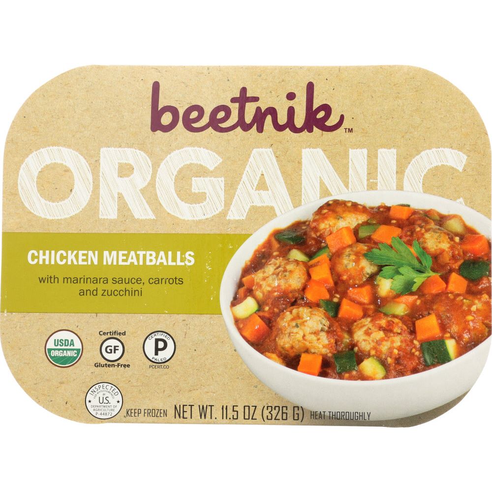 BEETNIK: Organic Chicken Meatballs, 11.5 oz - #tag1# - #tag2#
