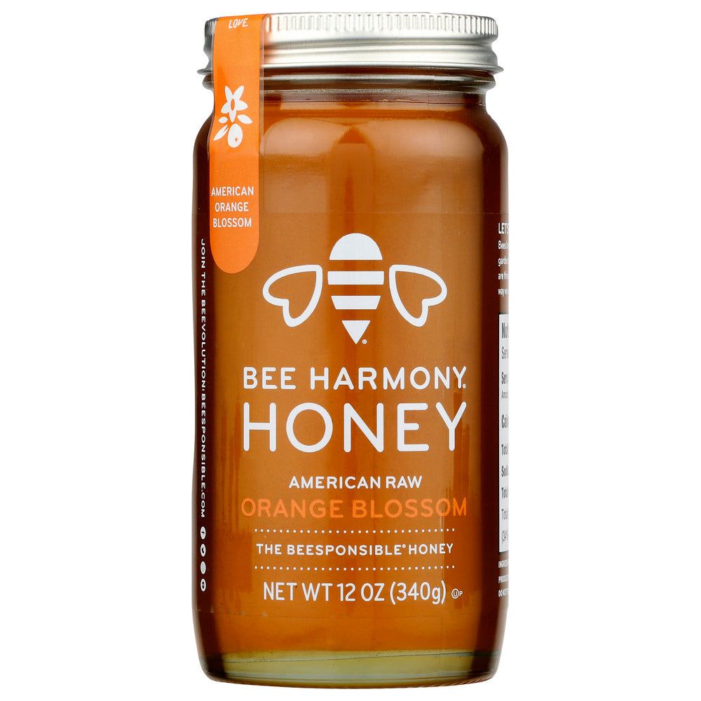 BEE HARMONY: Honey Orange Blossom Amer, 12 oz - #tag1# - #tag2#