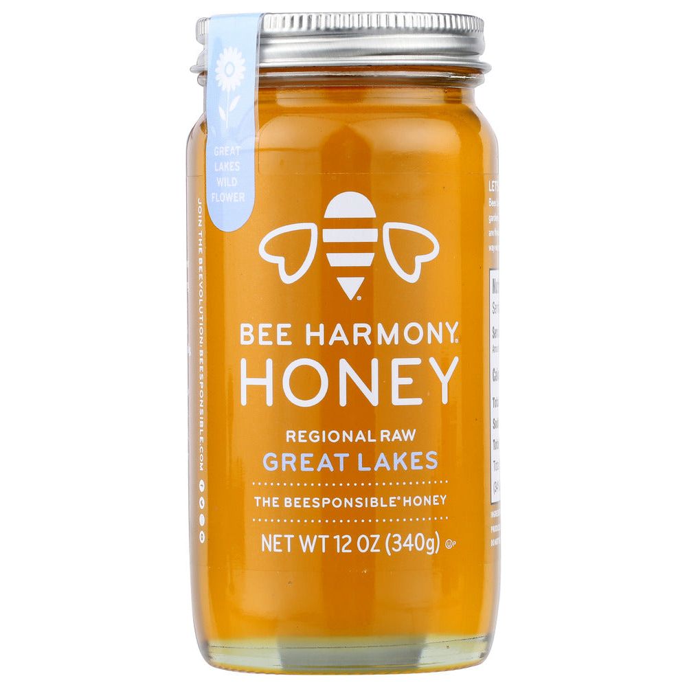BEE HARMONY: Honey Regional Grt Lakes, 12 oz - #tag1# - #tag2#