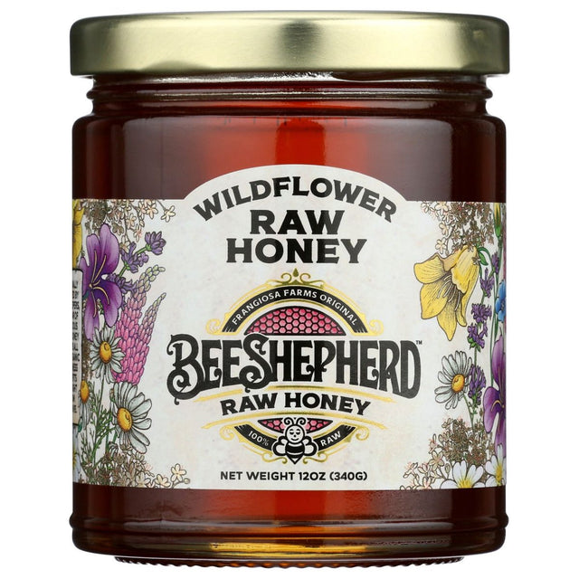 BEE SHEPHERD: Raw Honey Wildflower, 12 oz - #tag1# - #tag2#