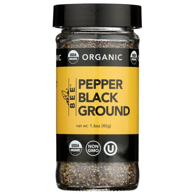 BEE SPICES: Organic Pepper Black Ground, 1.6 oz - #tag1# - #tag2#