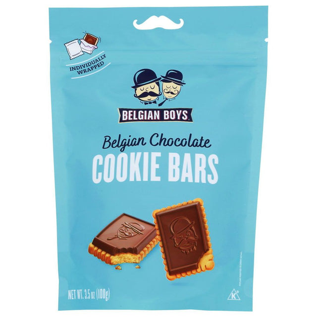 BELGIAN BOYS: Cookie Bar Belgian Choc, 3.5 oz - #tag1# - #tag2#