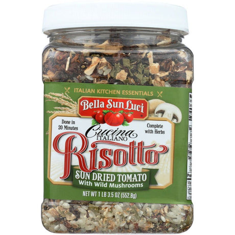 BELLA SUN LUCI: Risotto Sun Dried Tomato Wild Mushroom, 23 oz - #tag1# - #tag2#