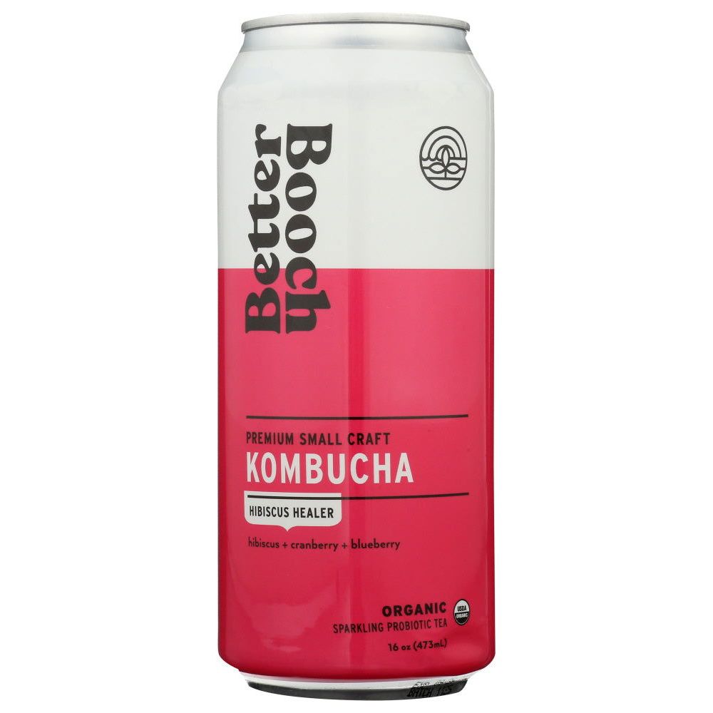 BETTER BOOCH: Hibiscus Healer Kombucha, 16 oz - #tag1# - #tag2#