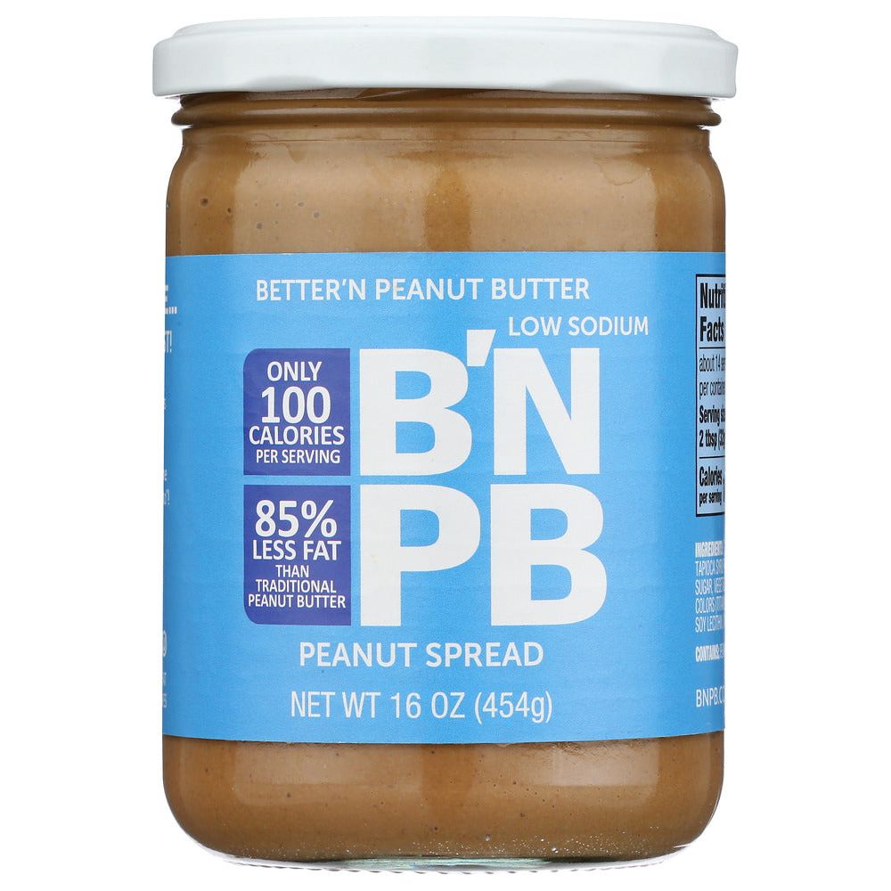 BETTER N PEANUT BUTTER: Peanut Spread Low Sodium, 16 oz - #tag1# - #tag2#