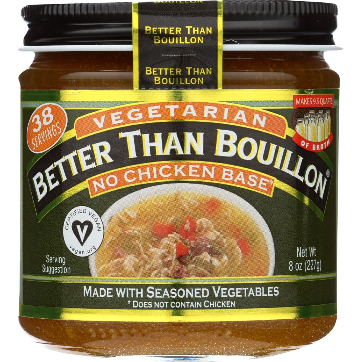 BETTER THAN BOUILLON: Vegetarian No Chicken Base, 8 oz - #tag1# - #tag2#