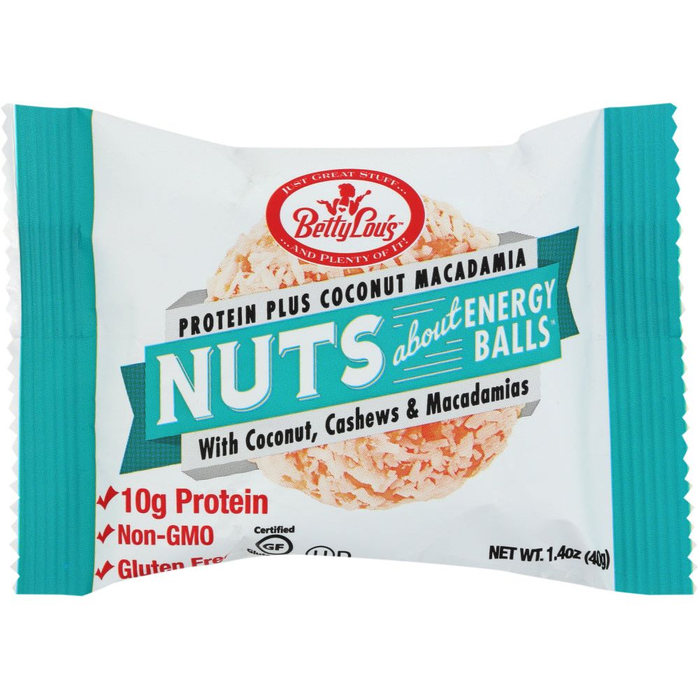 BETTY LOUS: Balls Coconut Macadamia, 1.4 oz - #tag1# - #tag2#