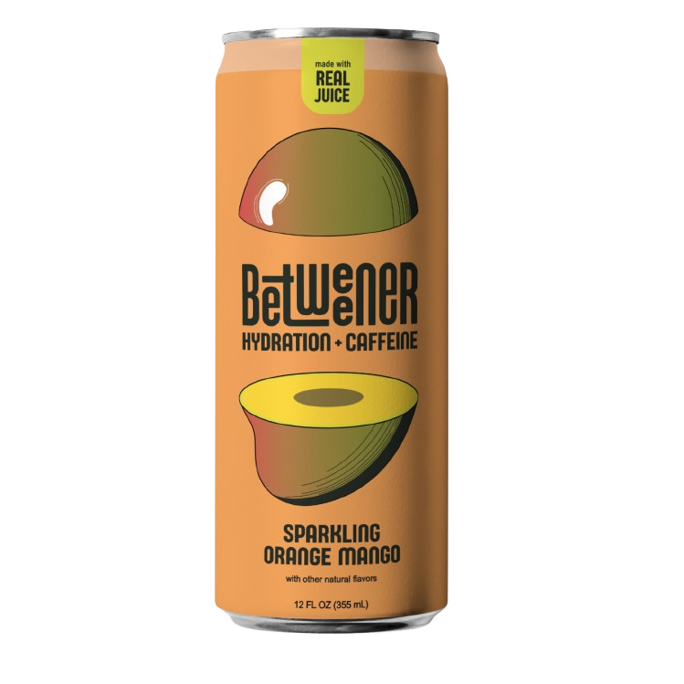 BETWEENER: Hydration Caffeine Orange Mango, 12 fo - #tag1# - #tag2#