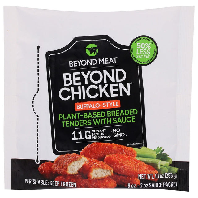 BEYOND MEAT: Beyond Chicken Buffalo Style Plant Based Breaded Tenders With Sauce, 10 oz - #tag1# - #tag2#