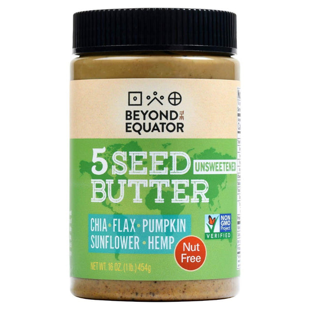 BEYOND THE EQUATOR: Butter 5 Seed Unsweetened, 16 oz - #tag1# - #tag2#