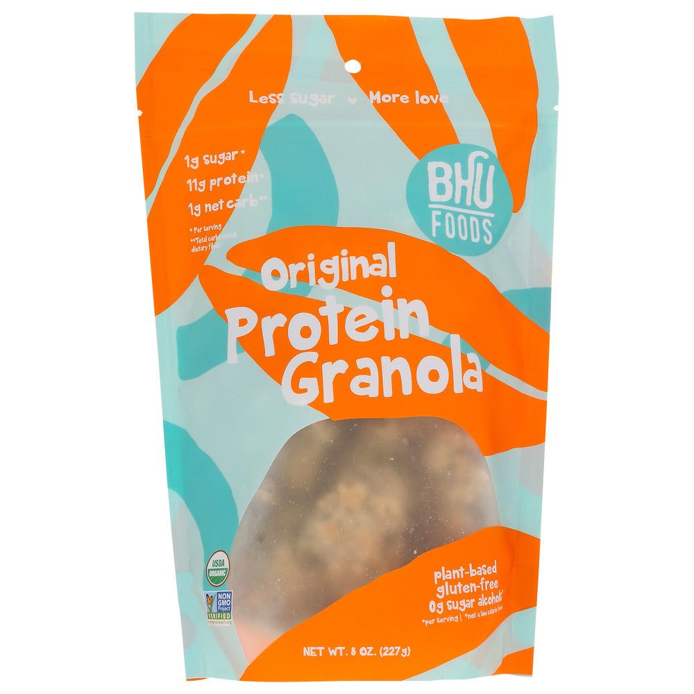 BHU FOODS: Original Protein Granola, 8 oz - #tag1# - #tag2#