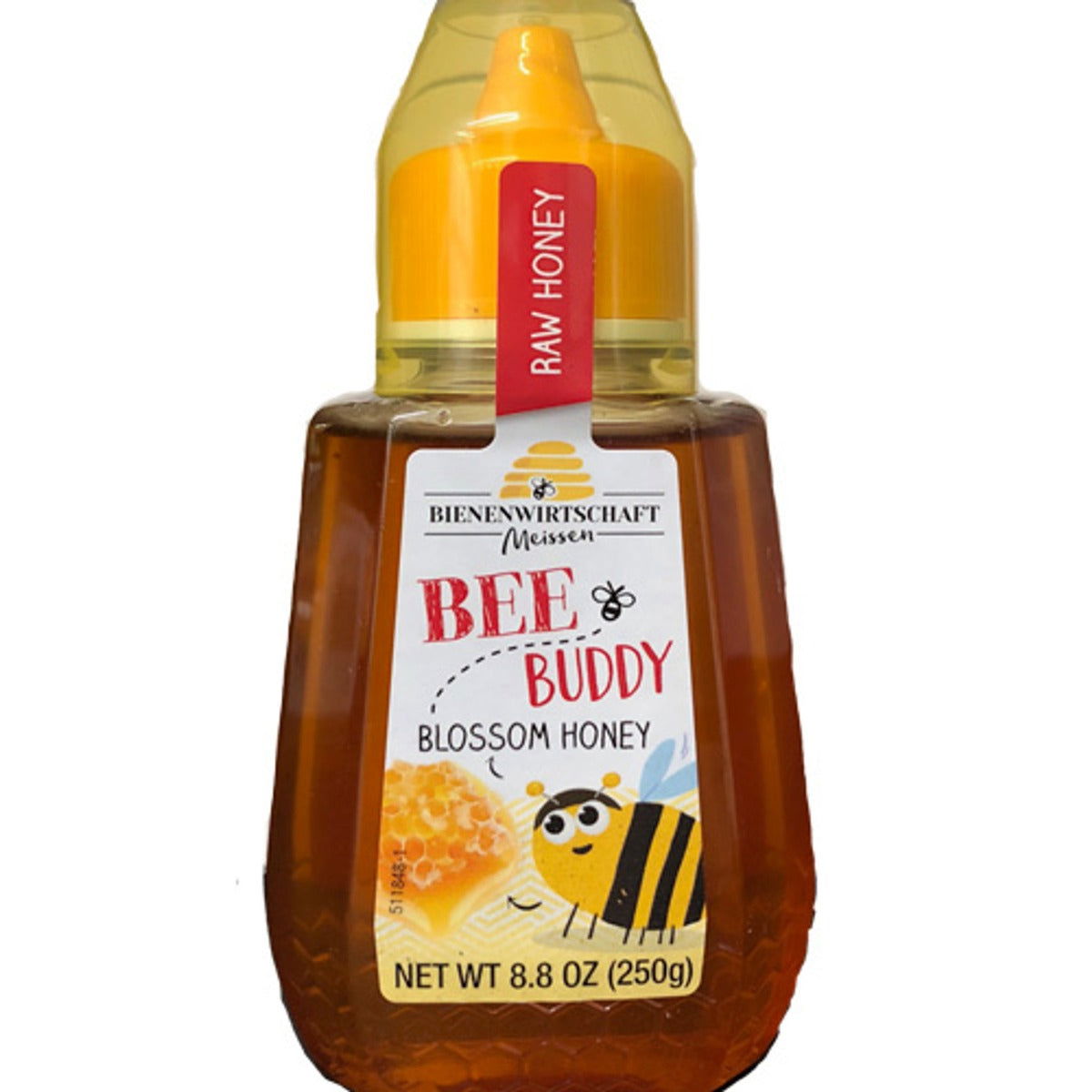 BIENENWIRTSCHAFT: Bee Buddy Blossom Honey Squeeze Bottle, 8.8 oz - #tag1# - #tag2#