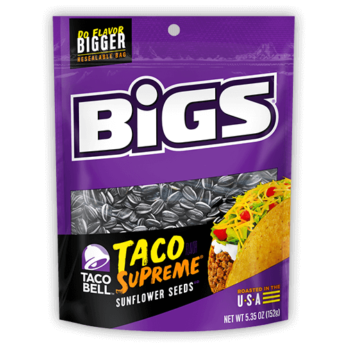 BIGS: Seeds Sunflower Taco Bell, 5.35 oz - #tag1# - #tag2#