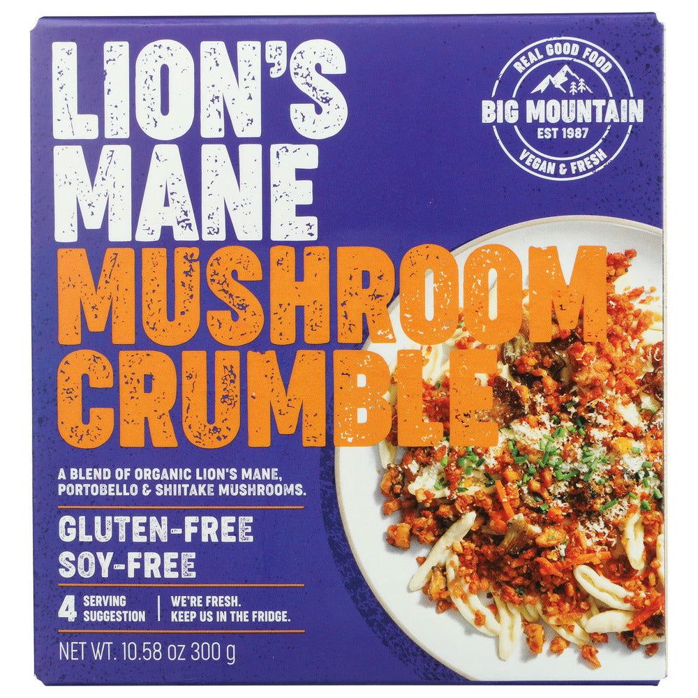 BIG MOUNTAIN FOODS: Lions Mane Mushroom Crumble, 10.58 oz - #tag1# - #tag2#