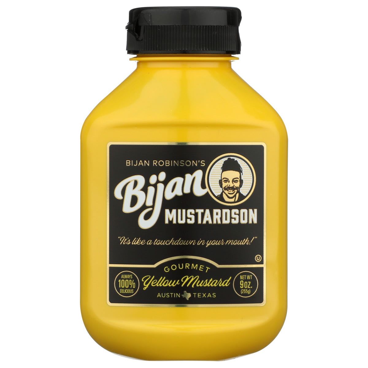 BIJAN MUSTARDSON: Gourmet Yellow Mustard, 9 oz - #tag1# - #tag2#