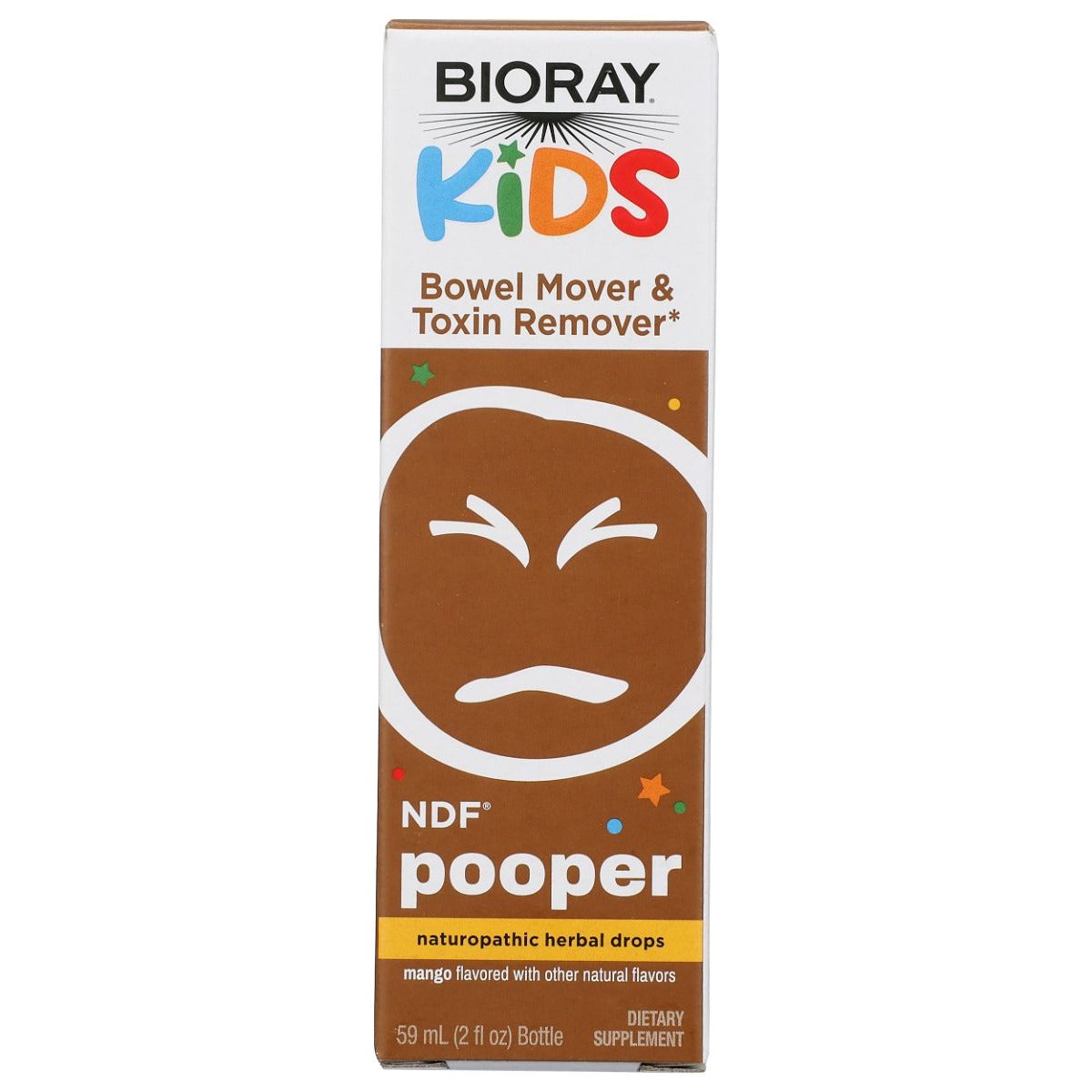 BIORAY KIDS: NDF Pooper Liquid Herbal Drops, 2 oz - #tag1# - #tag2#
