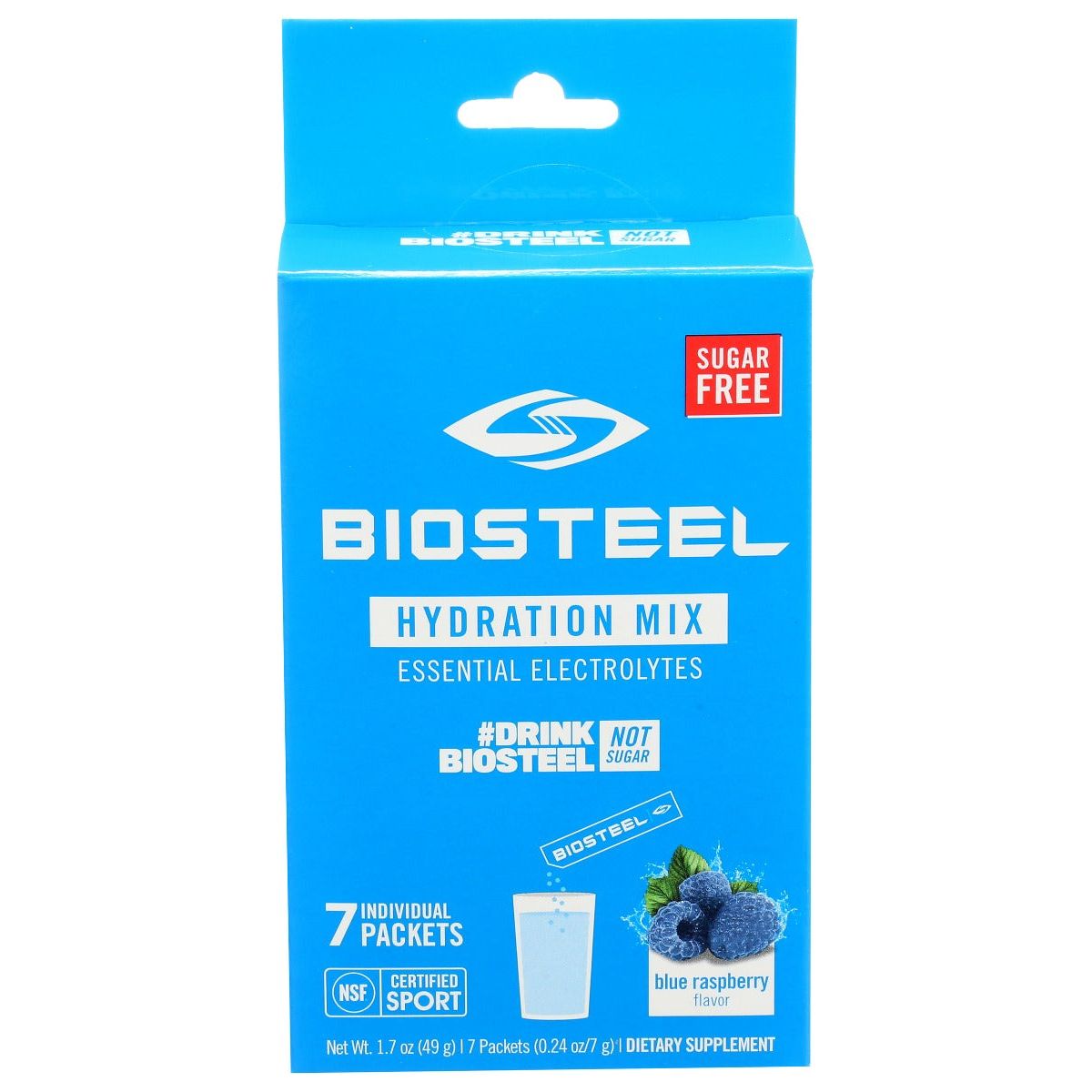 BIOSTEEL: Hydration Mix Blue Raspberry, 7 un - #tag1# - #tag2#