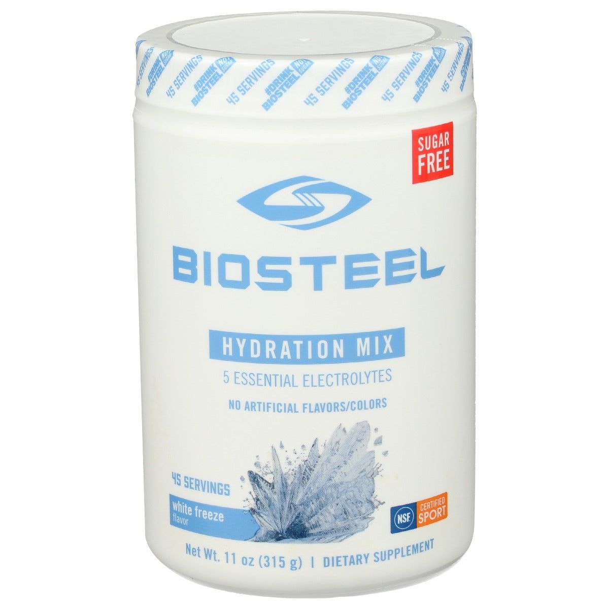 BIOSTEEL: Hydration Mix White Freeze, 11 oz - #tag1# - #tag2#