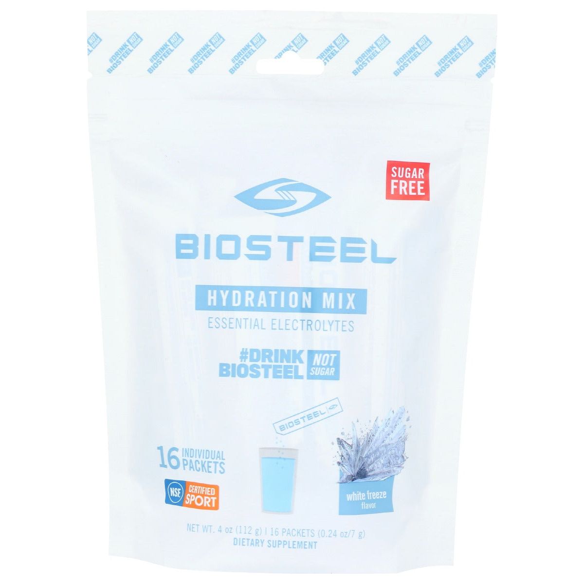BIOSTEEL: Hydration Mix White Freeze, 16 un - #tag1# - #tag2#