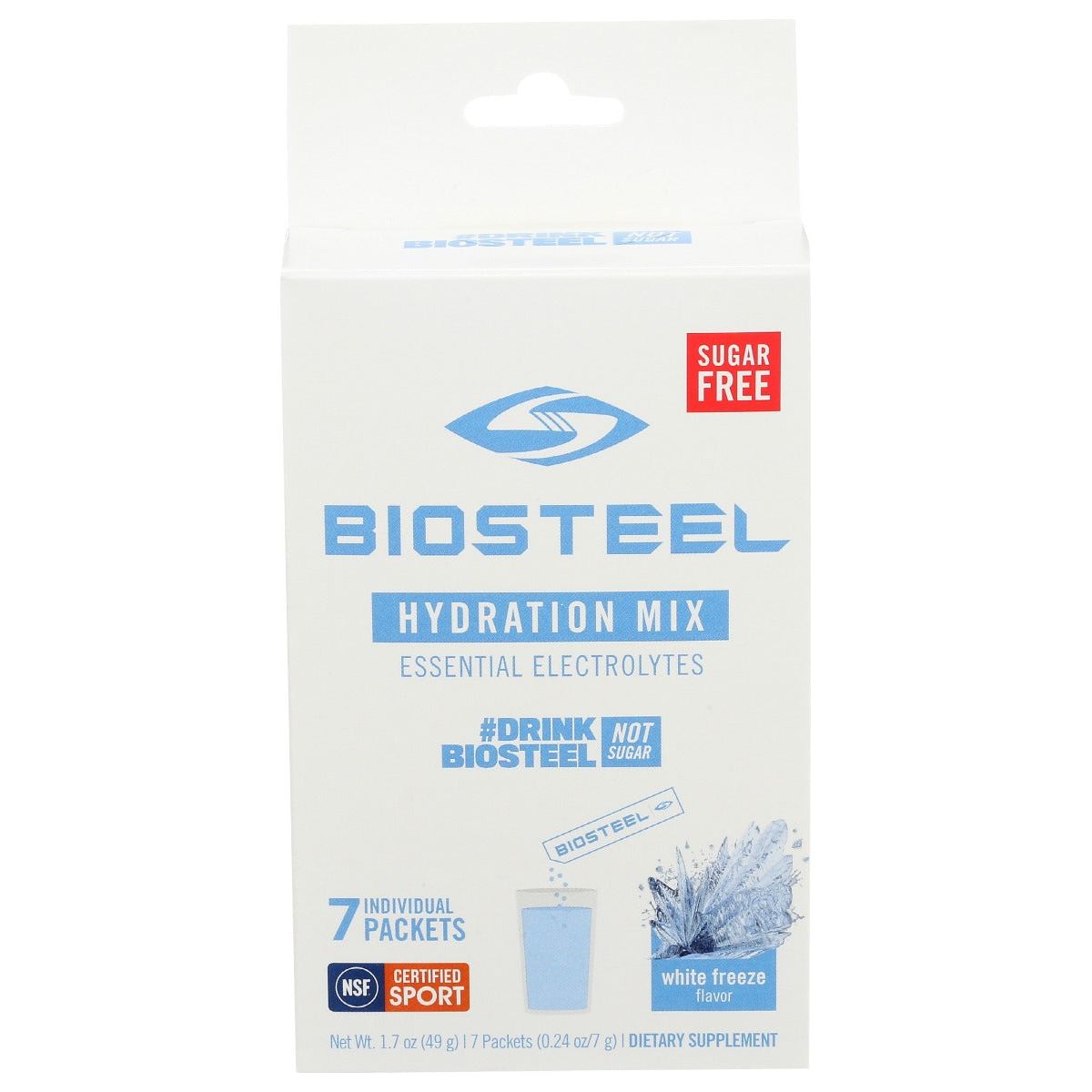 BIOSTEEL: Hydration Mix White Freeze, 7 un - #tag1# - #tag2#