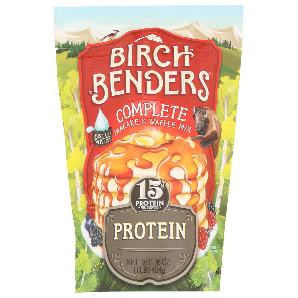 BIRCH BENDERS: Pancake & Waffle Mix Protein, 16 oz - #tag1# - #tag2#