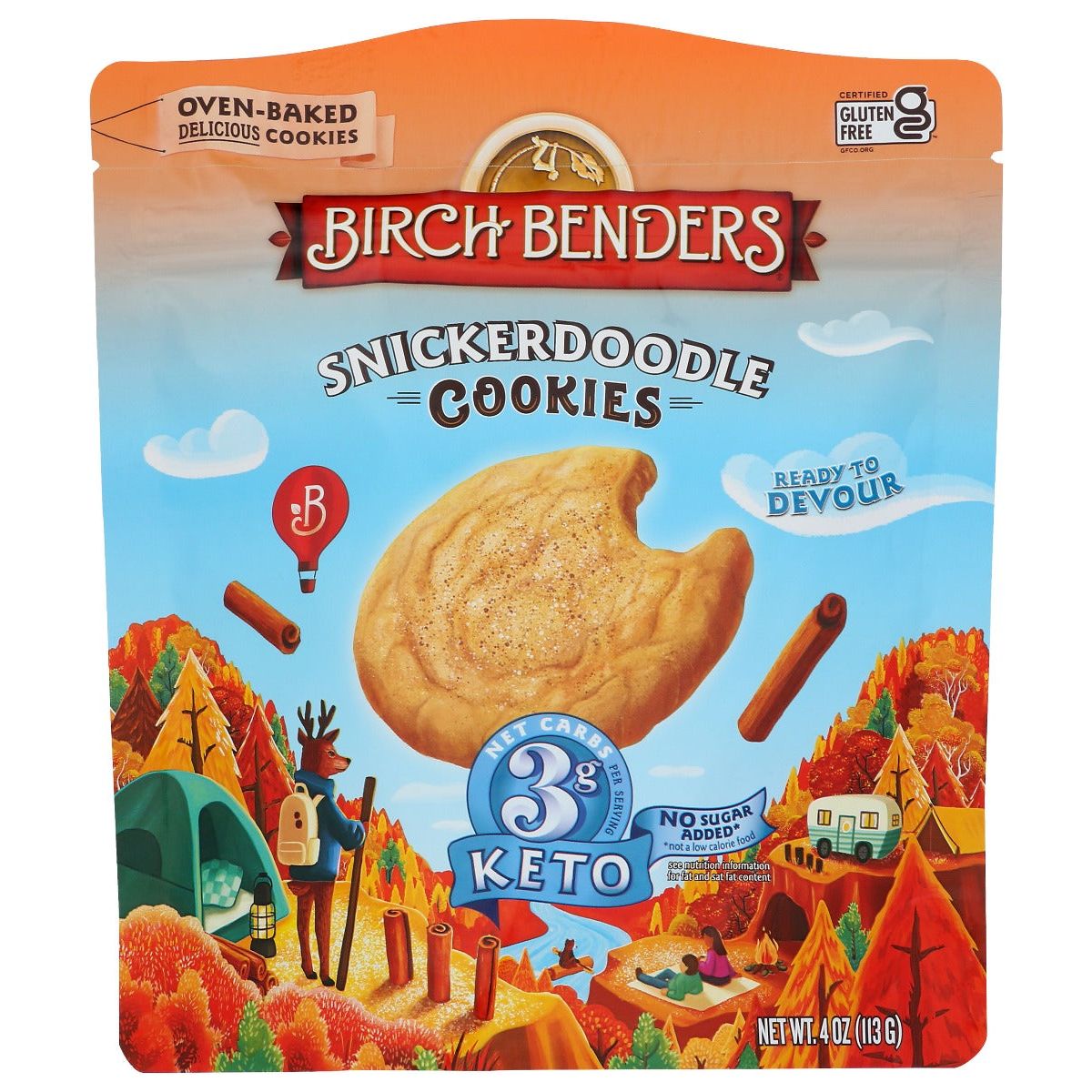 BIRCH BENDERS: Snickerdoodle Cookies, 4 oz - #tag1# - #tag2#