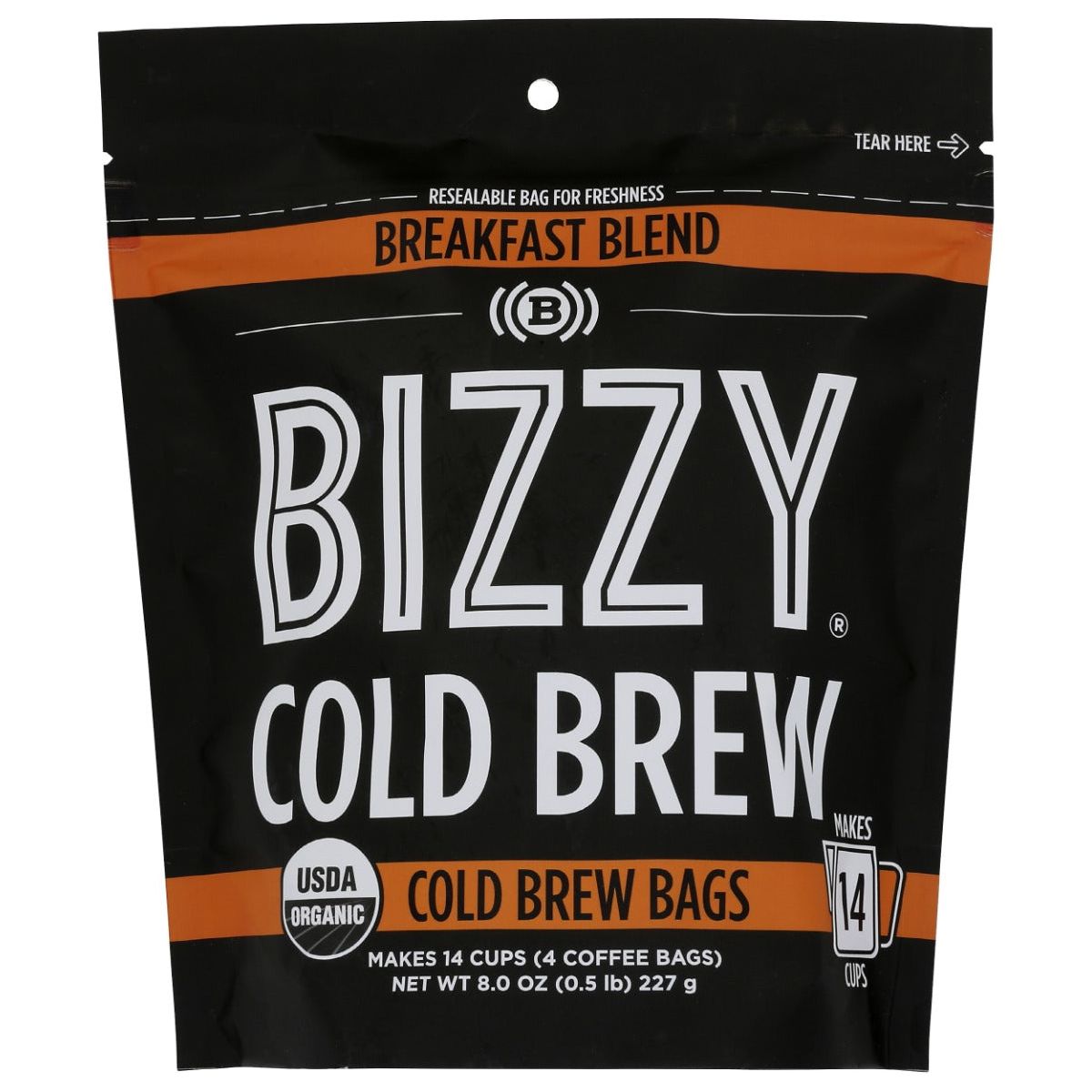 BIZZY COFFEE: Breakfast Blend Coffee Cold Brew, 8 oz - #tag1# - #tag2#