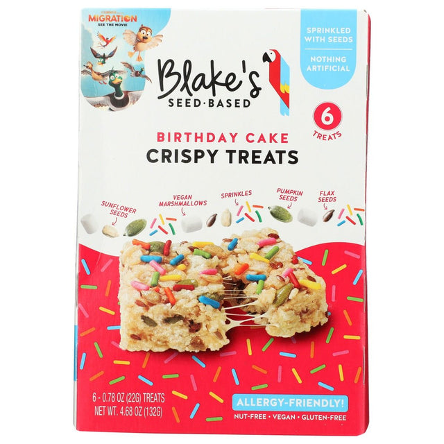 BLAKES SEED BASED: Rice Crispy Treat Birthday Cake 6Pk, 4.68 oz - #tag1# - #tag2#