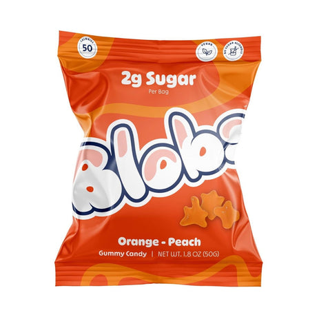 BLOBS: Candy Orange Peach Gummy, 1.8 oz - #tag1# - #tag2#