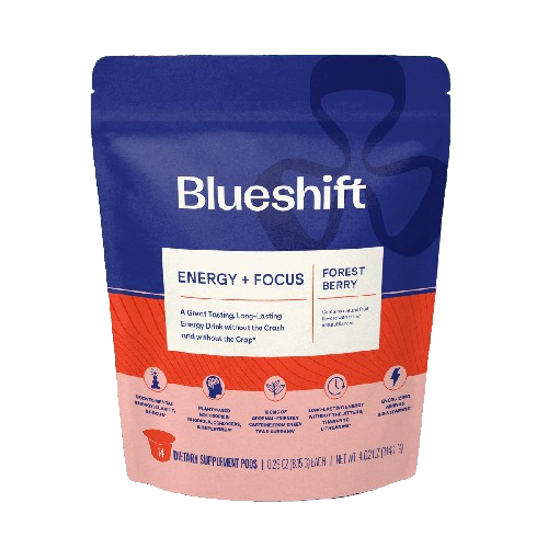 BLUESHIFT NUTRITION: Energy Focus Forest Berry 14Ct, 4.02 oz - #tag1# - #tag2#