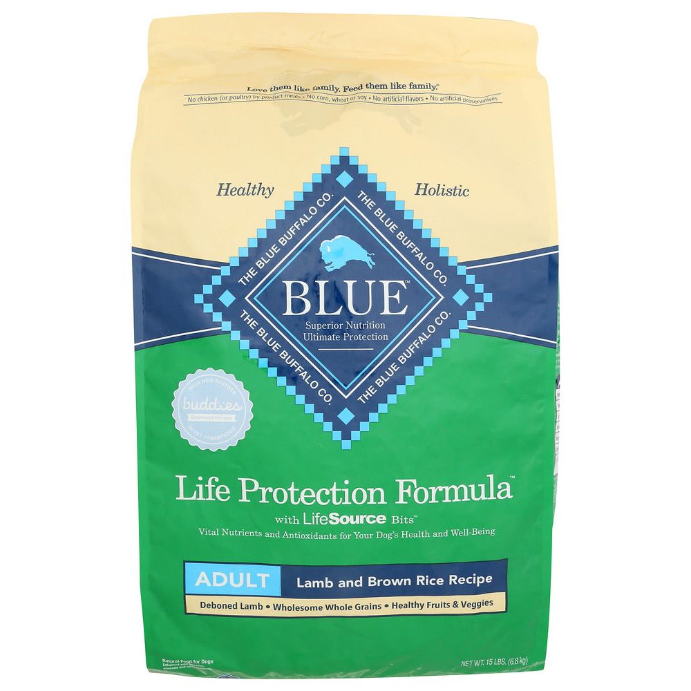 BLUE BUFFALO: Dog Adlt Lmb Brn Rice, 15 lb - #tag1# - #tag2#