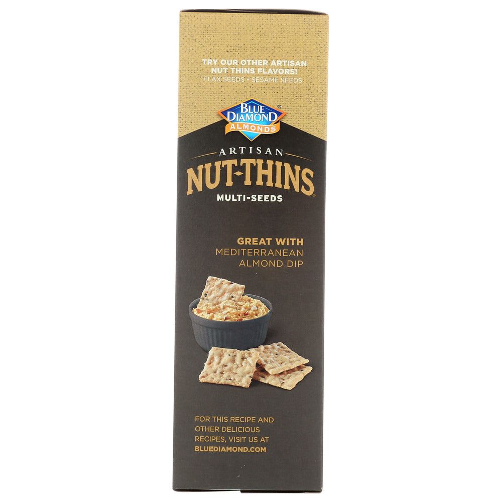 BLUE DIAMOND: Nut Thins Artisan With Almonds & Multiseeds, Wheat & Gluten Free, 4.25 oz - #tag1# - #tag2#