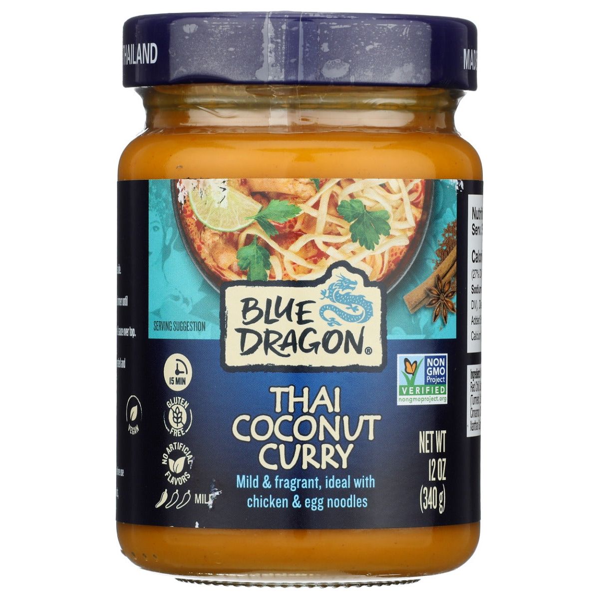 BLUE DRAGON: Thai Coconut Curry Sauce, 12 fo - #tag1# - #tag2#