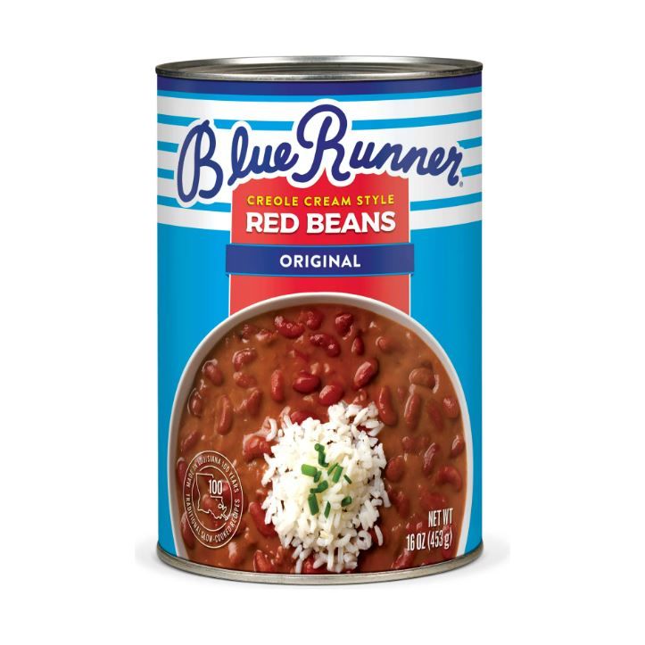 BLUE RUNNER: Creole Cream Style Red Beans Original, 16 oz - #tag1# - #tag2#