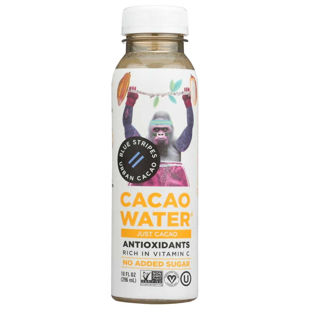 BLUE STRIPES: Cacao Water Just Cacao, 10 fo - #tag1# - #tag2#