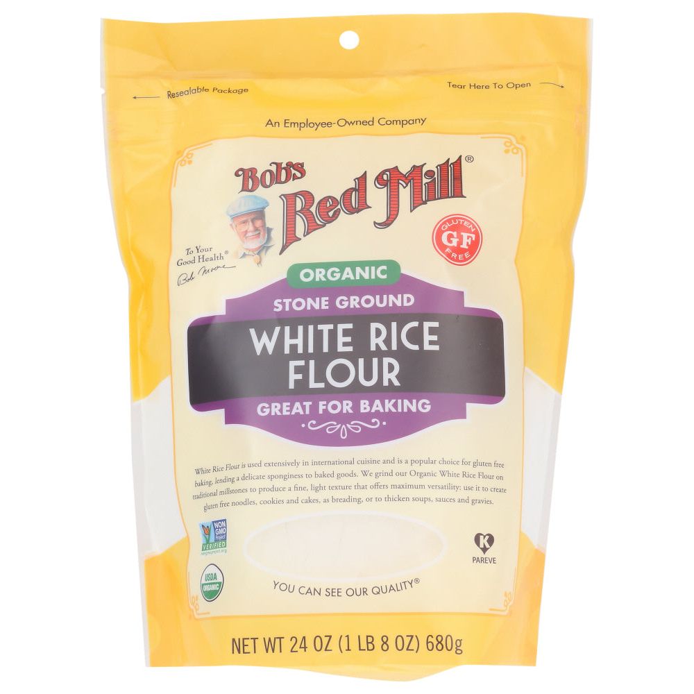 BOBS RED MILL: Organic White Rice Flour, 24 oz - #tag1# - #tag2#