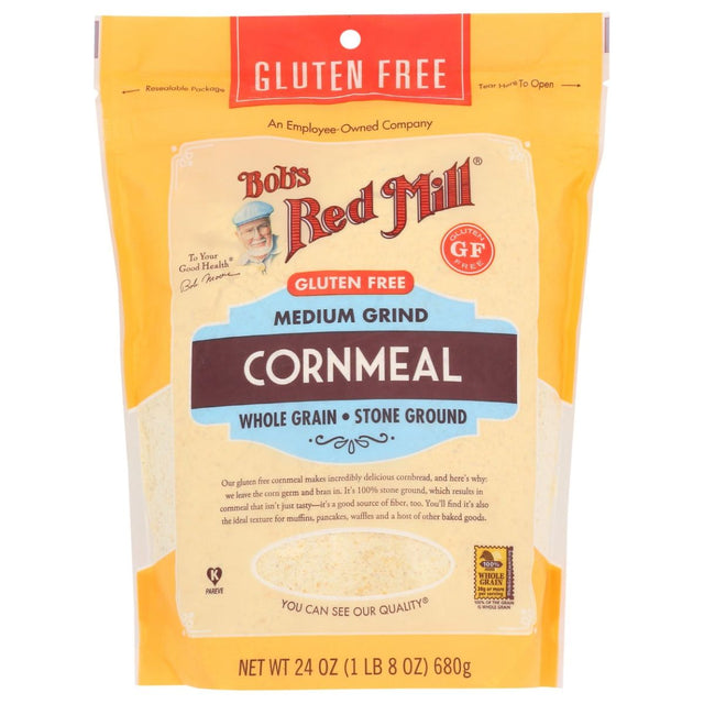 BOB'S RED MILL: Gluten Free Medium Grind Cornmeal, 24 oz - #tag1# - #tag2#