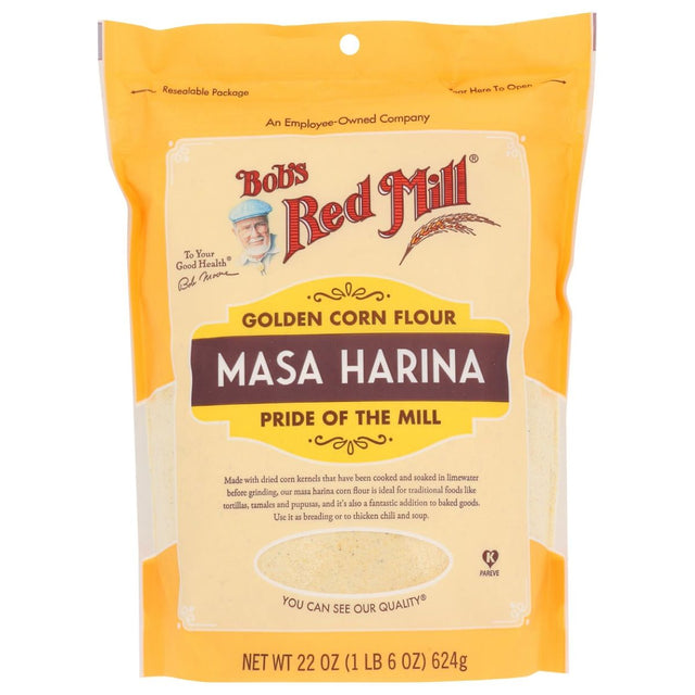 BOB'S RED MILL: Golden Corn Flour Masa Harina, 22 oz - #tag1# - #tag2#